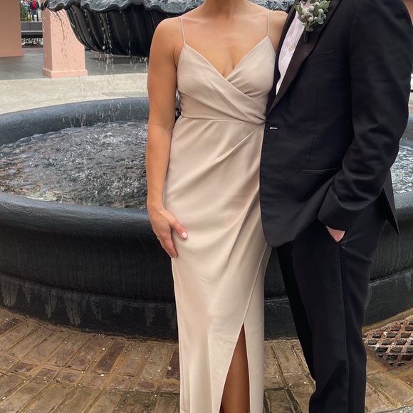 bhldn freya satin charmeuse dress Freya Satin Charmeuse Maxi Dress
